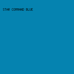 0583b0 - Star Command Blue color image preview