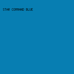077EB2 - Star Command Blue color image preview