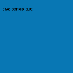 0877b4 - Star Command Blue color image preview