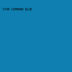 0E7FB0 - Star Command Blue color image preview