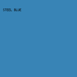 3884B6 - Steel Blue color image preview