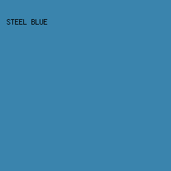 3a84ad - Steel Blue color image preview