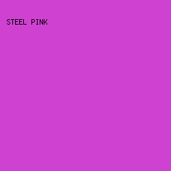 CF42D1 - Steel Pink color image preview