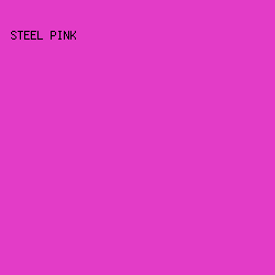 E33CC7 - Steel Pink color image preview