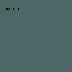 4D6666 - Stormcloud color image preview