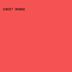 F55353 - Sunset Orange color image preview
