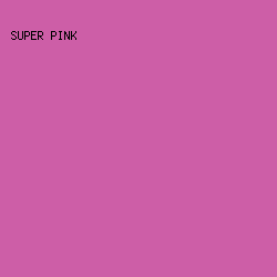 CD5EA7 - Super Pink color image preview