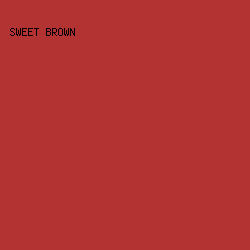 B33332 - Sweet Brown color image preview