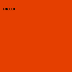 E53F00 - Tangelo color image preview