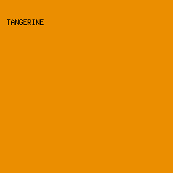 eb8e00 - Tangerine color image preview