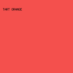 f4504d - Tart Orange color image preview