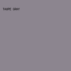 8C858F - Taupe Gray color image preview