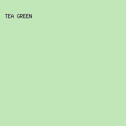C1E7B8 - Tea Green color image preview