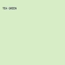 D7EDC5 - Tea Green color image preview