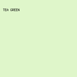 DFF6CA - Tea Green color image preview