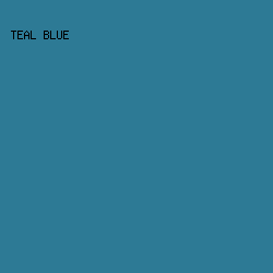 2D7A95 - Teal Blue color image preview