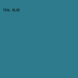 2D7B8C - Teal Blue color image preview