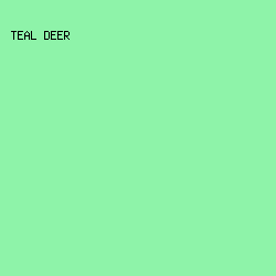 8EF3A9 - Teal Deer color image preview