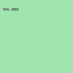 9FE4AD - Teal Deer color image preview
