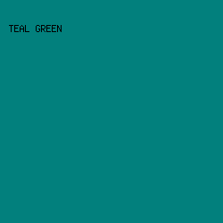 02807d - Teal Green color image preview