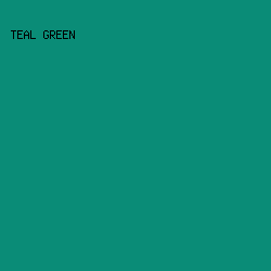 0A8C77 - Teal Green color image preview