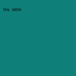 0E8079 - Teal Green color image preview