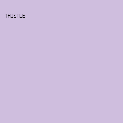 CFBEDE - Thistle color image preview