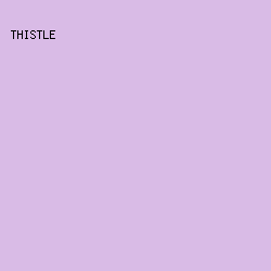 D9BBE6 - Thistle color image preview