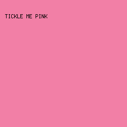 F27FA6 - Tickle Me Pink color image preview