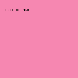F687B1 - Tickle Me Pink color image preview