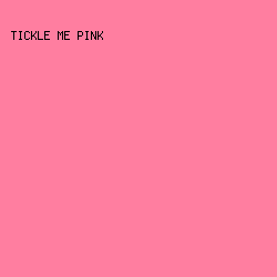 FF7EA0 - Tickle Me Pink color image preview