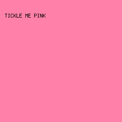 FF81A9 - Tickle Me Pink color image preview