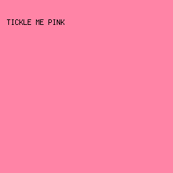 FF84A6 - Tickle Me Pink color image preview