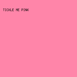 FF85A9 - Tickle Me Pink color image preview