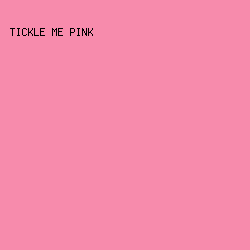 f78bac - Tickle Me Pink color image preview