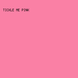 fa80a5 - Tickle Me Pink color image preview