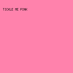 ff82ac - Tickle Me Pink color image preview