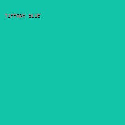 12C5A8 - Tiffany Blue color image preview