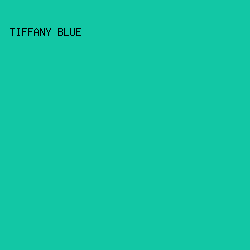 12C7A5 - Tiffany Blue color image preview