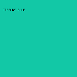12C8A6 - Tiffany Blue color image preview