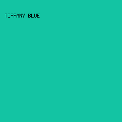 13C4A3 - Tiffany Blue color image preview