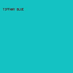 13c3c2 - Tiffany Blue color image preview