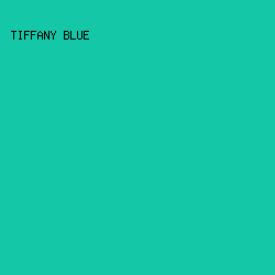 14C7A6 - Tiffany Blue color image preview