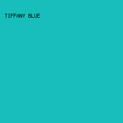 17BEBB - Tiffany Blue color image preview