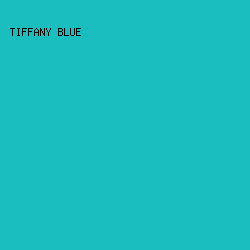 1abebe - Tiffany Blue color image preview