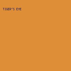 DD8E37 - Tiger's Eye color image preview