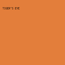E37E3B - Tiger's Eye color image preview