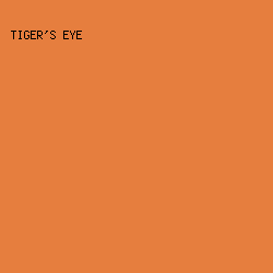E67E3E - Tiger's Eye color image preview