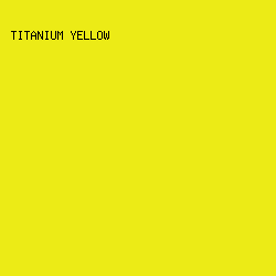 ECEB16 - Titanium Yellow color image preview