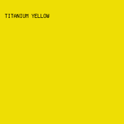 EEDE04 - Titanium Yellow color image preview